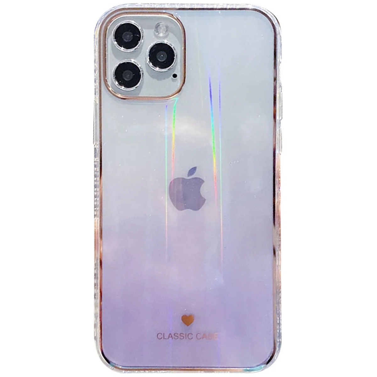 TPU + Glass чохол Aurora Classic для Apple iPhone 11 Pro (5.8 ") Бузковий