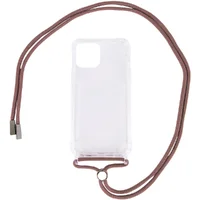 Чехол TPU Crossbody Transparent для Apple iPhone 11 Pro (5.8") Бледно-коричневый