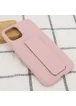 Чехол Silicone Case Hand Holder для Apple iPhone 11 Pro (5.8") Розовый / Pink Sand