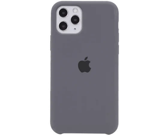 Чохол Silicone Case (AA) для Apple iPhone 11 Pro (5.8 ") Сірий / Charcoal Gray