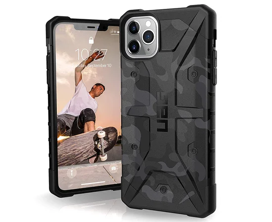 Ударопрочный чехол UAG Pathfinder камуфляж для Apple iPhone 11 Pro (5.8")  Серый