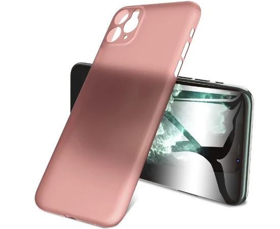 PP накладка LikGus Ultrathin 0,3 mm для Apple iPhone 11 Pro (5.8") Розовый