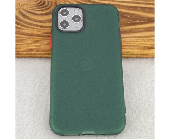 Чехол-накладка Epik Moon Eclipse series для Apple iPhone 11 Pro (5.8") Темно-зеленый / Красный