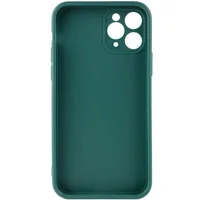 Силиконовый чехол Candy Full Camera для Apple iPhone 11 Pro (5.8") Зеленый / Forest green