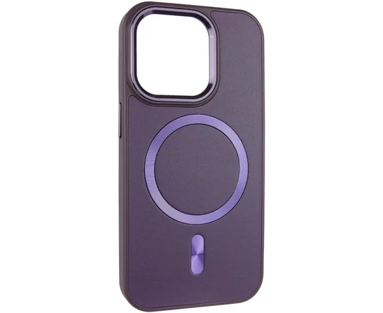 Кожаный чехол SnapCase with MagSafe для Apple iPhone 11 Pro (5.8") Dark Purple