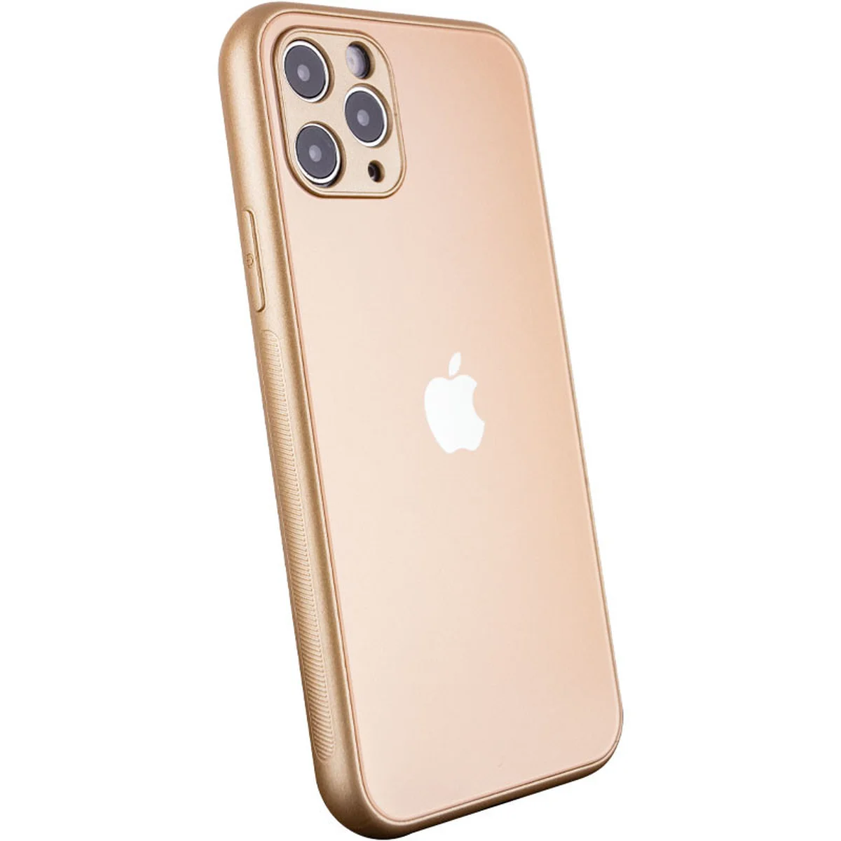 TPU + Glass чохол Matte Candy Full camera для Apple iPhone 11 Pro (5.8 ") Золотий