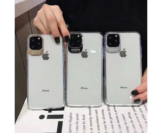 TPU чехол Epic clear flash для Apple iPhone 11 Pro (5.8") Бесцветный / Черный