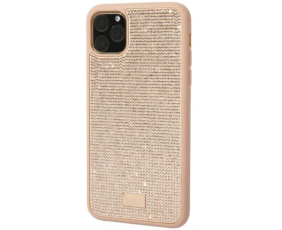 TPU чехол Bling World Grainy Diamonds для Apple iPhone 11 Pro (5.8") Rose Gold
