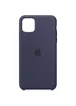 Чехол Silicone case (AAA) для Apple iPhone 11 Pro (5.8") Синий / Midnight Blue