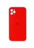Чехол Silicone Case Square Full Camera Protective (AA) для Apple iPhone 11 Pro (5.8") Красный / Red