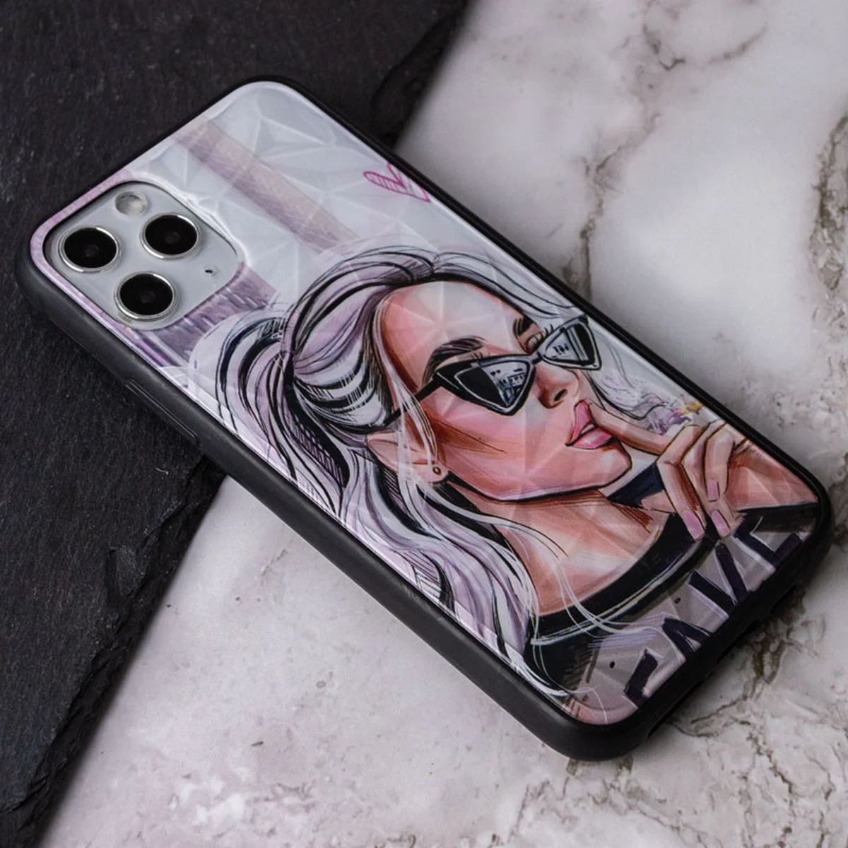 TPU + PC чохол Prisma Ladies для Apple iPhone 11 Pro (5.8 ") Fake