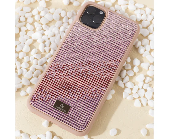 TPU чехол Bling World Rainbown Design для Apple iPhone 11 Pro (5.8") Розовый