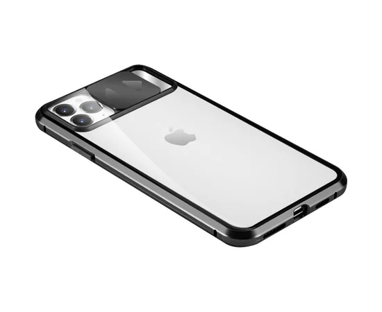 Чехол Camshield 360 Metall+Glass со шторкой для камеры для Apple iPhone 11 Pro (5.8") Черный