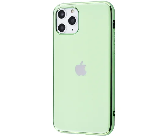 TPU чехол GLOSSY LOGO для Apple iPhone 11 Pro (5.8") Салатовый