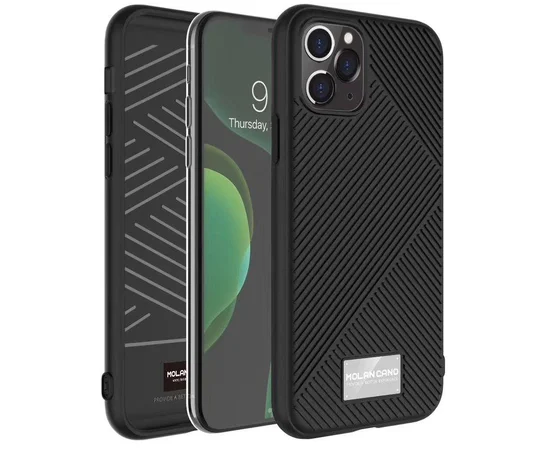 TPU накладка Molan Cano Jelline series для Apple iPhone 11 Pro (5.8") Черный / Black
