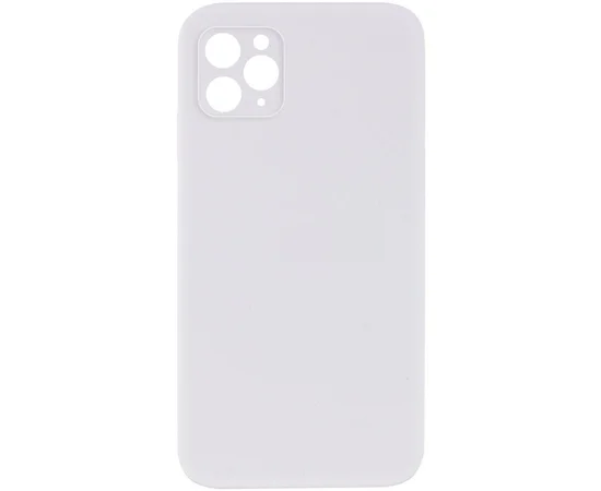Чехол Silicone Case Lakshmi Square Full Camera для Apple iPhone 11 Pro (5.8") Белый / White
