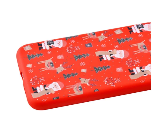 TPU чехол WAVE Fancy для Apple iPhone 11 Pro (5.8") Santa Claus and Deer / Red
