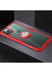 TPU+PC чехол Deen CrystalRing for Magnet (opp) для Apple iPhone 11 Pro (5.8") Бесцветный / Красный