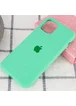 Чехол Silicone case (A) (с закрытым низом) для Apple iPhone 11 Pro (5.8") Зеленый / Spearmint