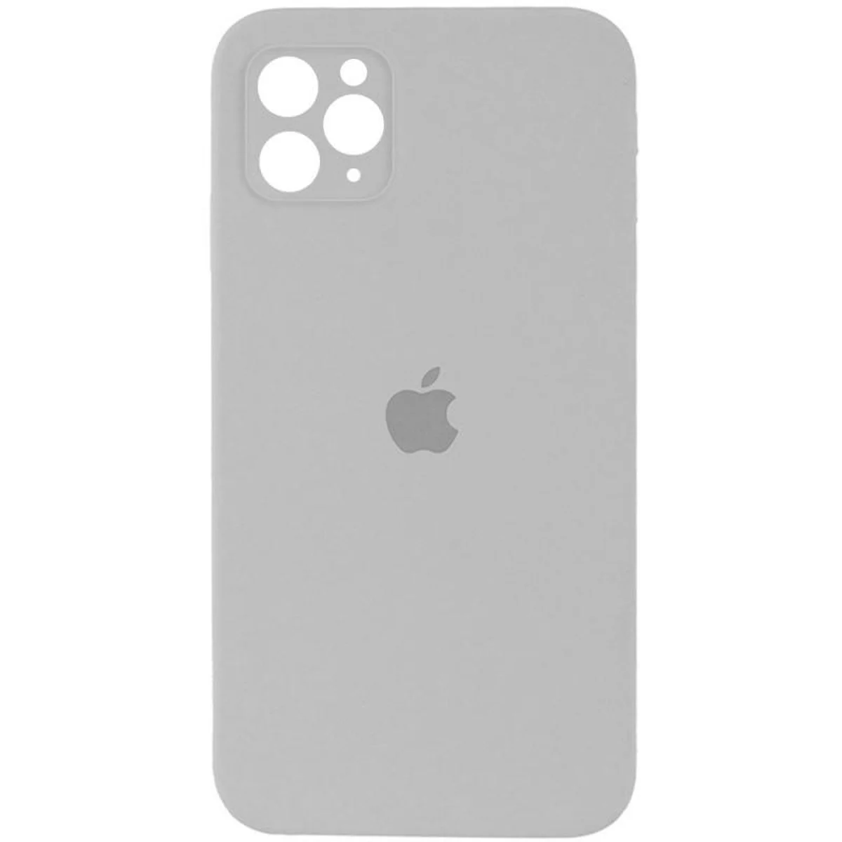 Чехол Silicone Case Square Full Camera Protective (AA) для Apple iPhone 11 Pro (5.8") Серый / Light Grey