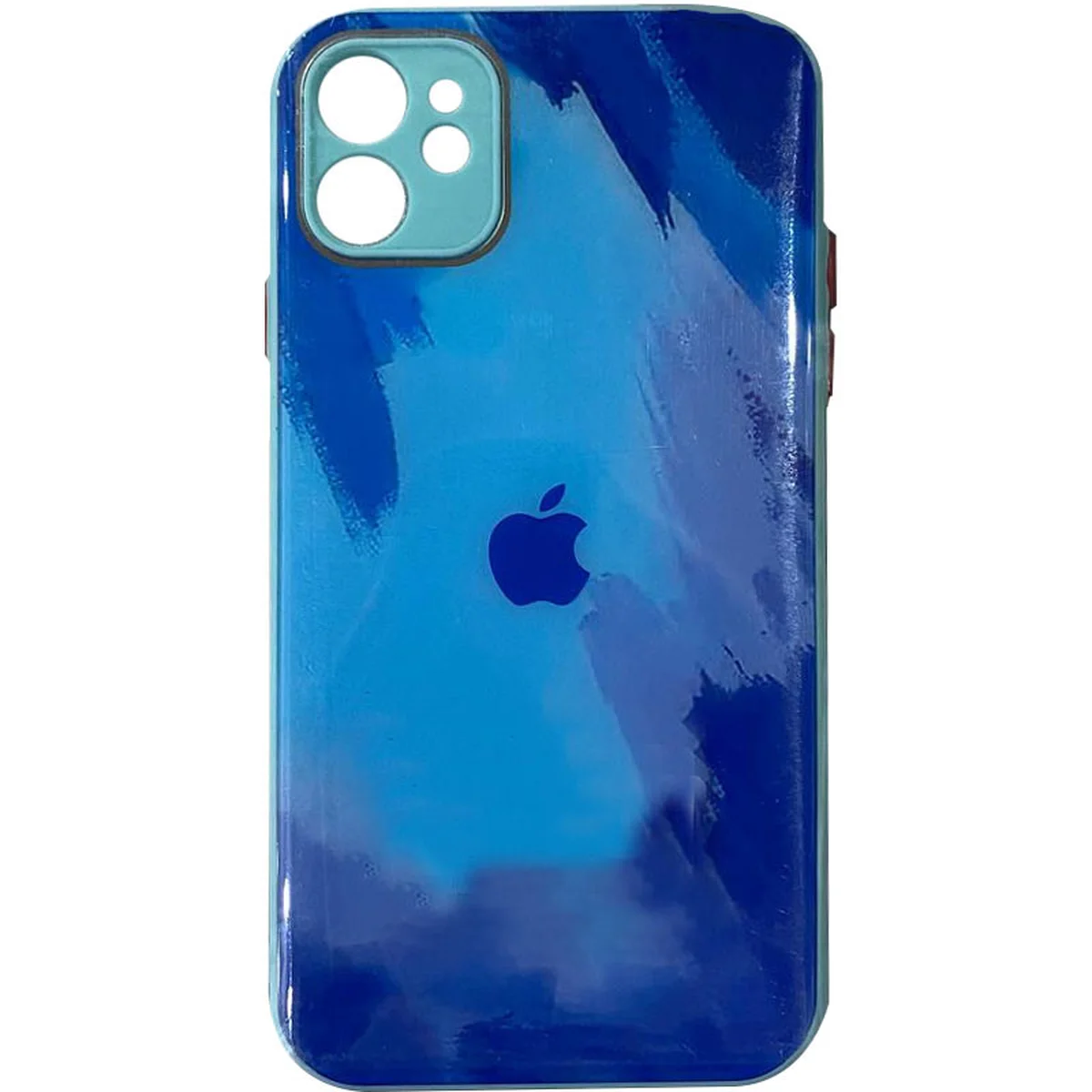 Чехол TPU+Glass Impasto abstract для Apple iPhone 11 Pro (5.8") Blue