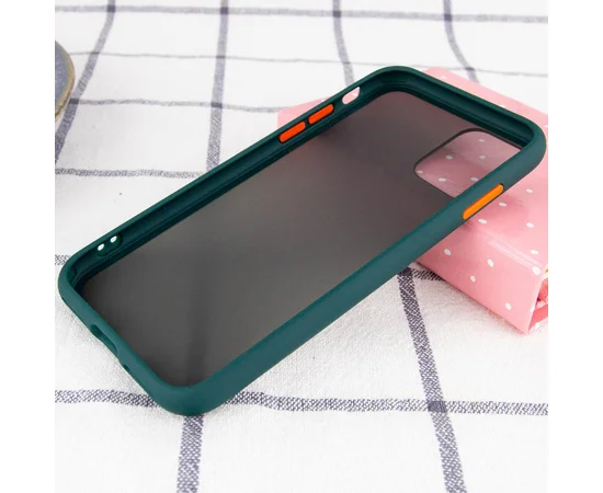 TPU чехол LikGus Maxshield для Apple iPhone 11 Pro (5.8") Сине-Зеленый / Marine Blue