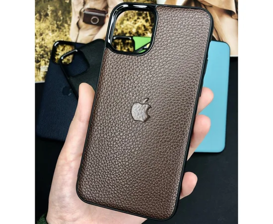 Кожаная накладка Epic Vivi Logo series для Apple iPhone 11 Pro (5.8") Коричневый