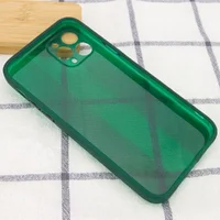 Чехол TPU Glossy Line Full Camera для Apple iPhone 11 Pro (5.8") Зеленый