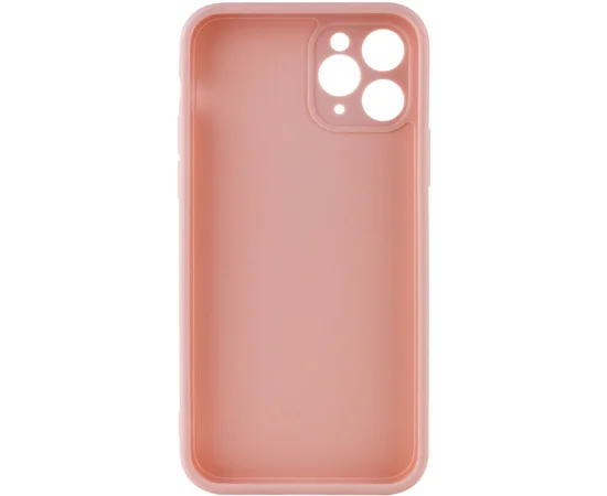 Силиконовый чехол Candy Full Camera для Apple iPhone 11 Pro (5.8") Розовый / Pink Sand