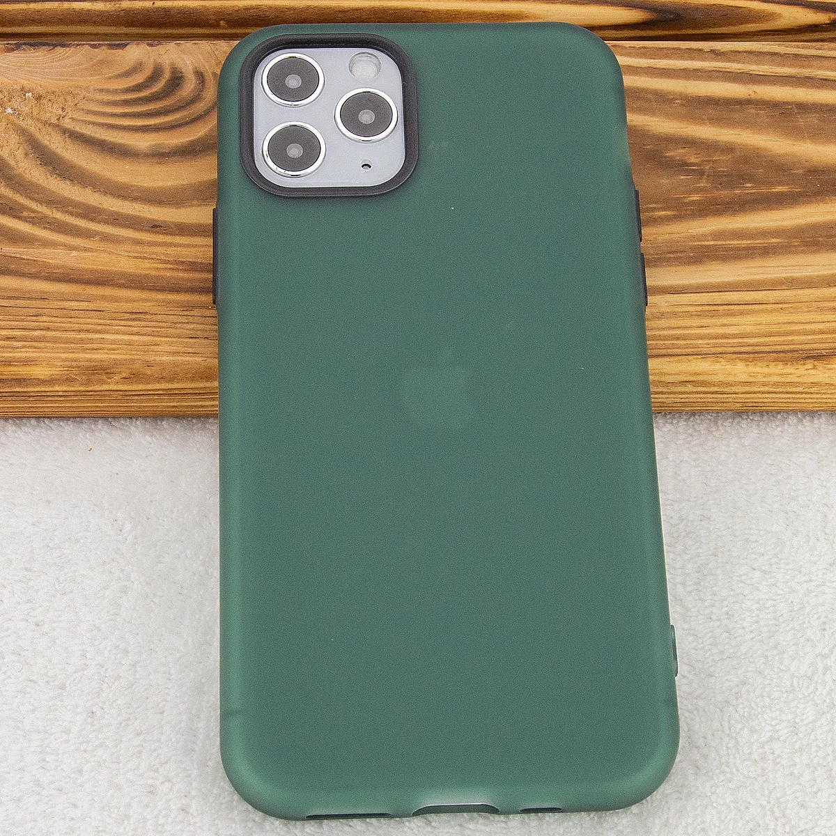 Чехол-накладка Epik Moon Eclipse series для Apple iPhone 11 Pro (5.8") Темно-зеленый / Черный