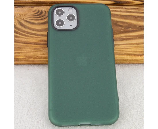 Чехол-накладка Epik Moon Eclipse series для Apple iPhone 11 Pro (5.8") Темно-зеленый / Черный