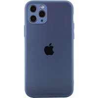 TPU + Glass чохол Matte Candy Full camera для Apple iPhone 11 Pro (5.8 ") Синій