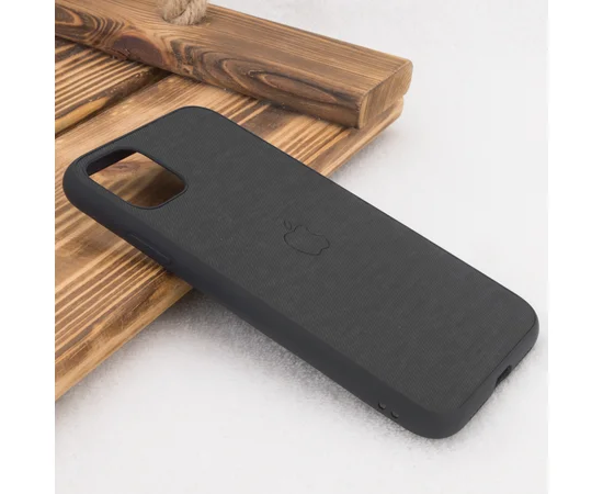 TPU чехол Fiber Logo для Apple iPhone 11 Pro (5.8") Черный
