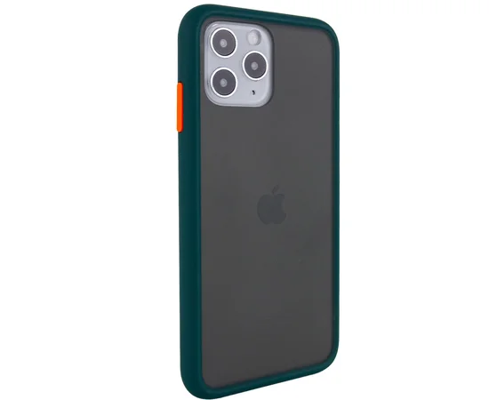 TPU чехол LikGus Maxshield для Apple iPhone 11 Pro (5.8") Сине-Зеленый / Marine Blue