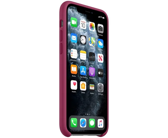 Чехол Silicone case (AAA) для Apple iPhone 11 Pro (5.8") Малиновый / Pomegranate