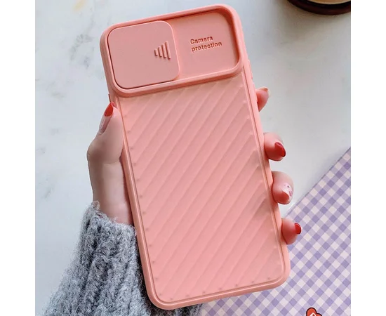 Чехол Camshield TPU со шторкой защищающей камеру для Apple iPhone 11 Pro (5.8") Розовый / Pink Sand