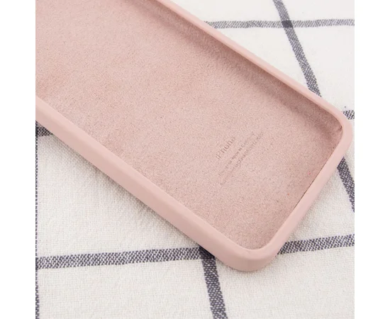 Чохол Silicone Case Square Full Camera Protective (AA) для Apple iPhone 11 Pro (5.8 ") Рожевий / Pink Sand