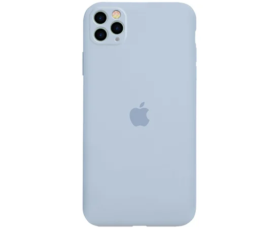 Чехол Silicone Case Full Protective для Apple iPhone 11 Pro (5.8") Голубой / Lilac Blue