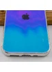 TPU+Glass чехол Gradient Rainbow с лого для Apple iPhone 11 Pro (5.8") Голубой