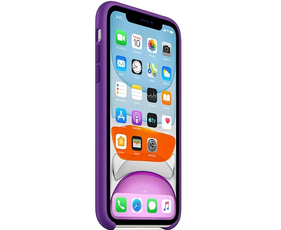 Чехол Silicone case (A) для Apple iPhone 11 Pro (5.8") Фиолетовый / Grape