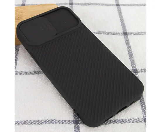 Чехол Camshield Square TPU со шторкой для камеры для Apple iPhone 11 Pro (5.8") Черный
