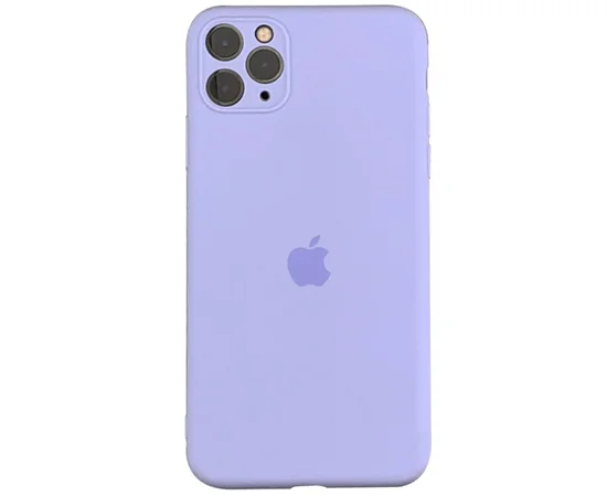 Чехол Slim Silicone case full protective для Apple iPhone 11 Pro (5.8") Сиреневый / Dasheen