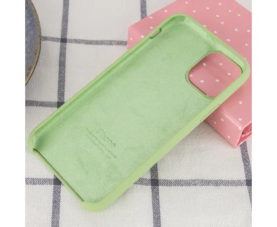 Чохол Silicone Case (AA) для Apple iPhone 11 Pro (5.8 ") Зелений / Mint gum