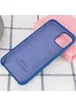 Чехол Silicone case (A) для Apple iPhone 11 Pro (5.8") Синий / Navy Blue