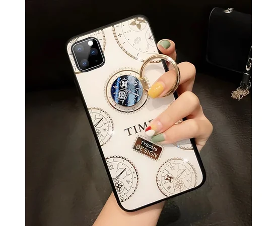 TPU+Glass чехол TYBOMB Shinig Watch для Apple iPhone 11 Pro (5.8") Белый