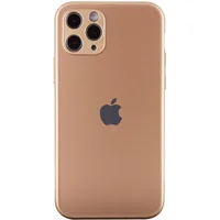 TPU + Glass чохол Matte Candy Full camera для Apple iPhone 11 Pro (5.8 ") Золотий