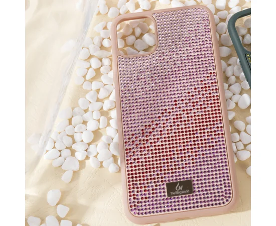 TPU чехол Bling World Rainbown Design для Apple iPhone 11 Pro (5.8") Розовый