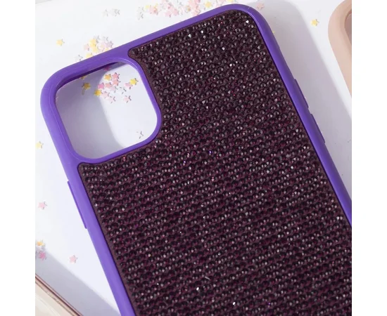 TPU чехол Bling World Grainy Diamonds для Apple iPhone 11 Pro (5.8") Фиолетовый