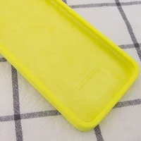 Чохол Silicone Case Square Full Camera Protective (AA) для Apple iPhone 11 Pro (5.8 ") Жовтий / Bright Yellow
