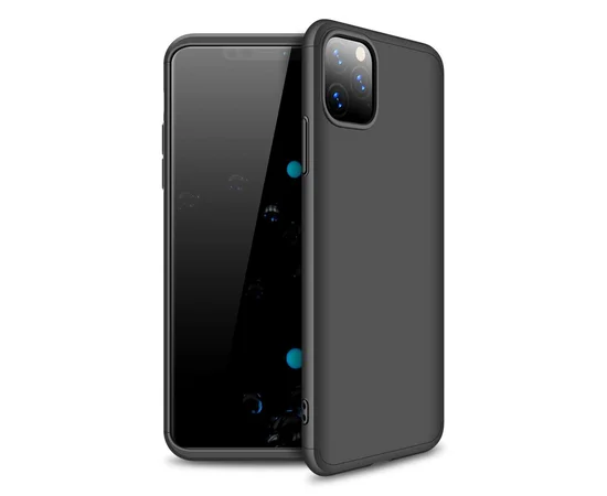 Пластиковая накладка GKK LikGus 360 градусов для Apple iPhone 11 Pro (5.8") Черный